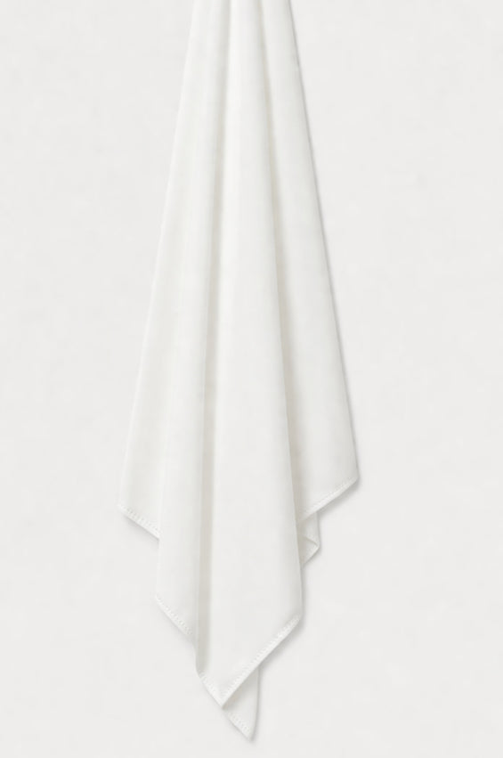 Hijab jersey premium blanc